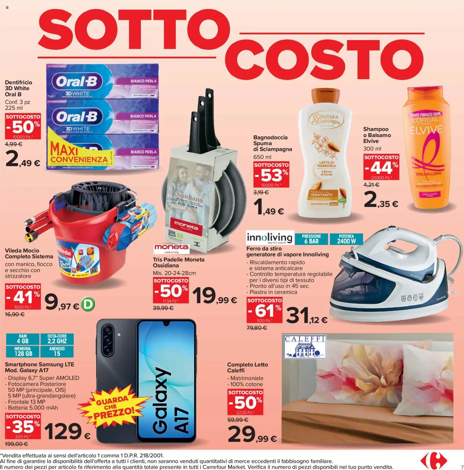 Volantino Carrefour del 04/09/2026 | Pagina: 7 | Prodotti: Balsamo, Latte, Letto, Burro di karité