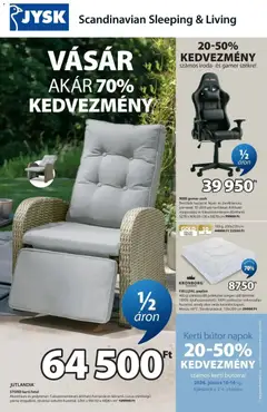 JYSK aktuális akciós újság - amely érvényes a következő dátumtól: 10.06.2026