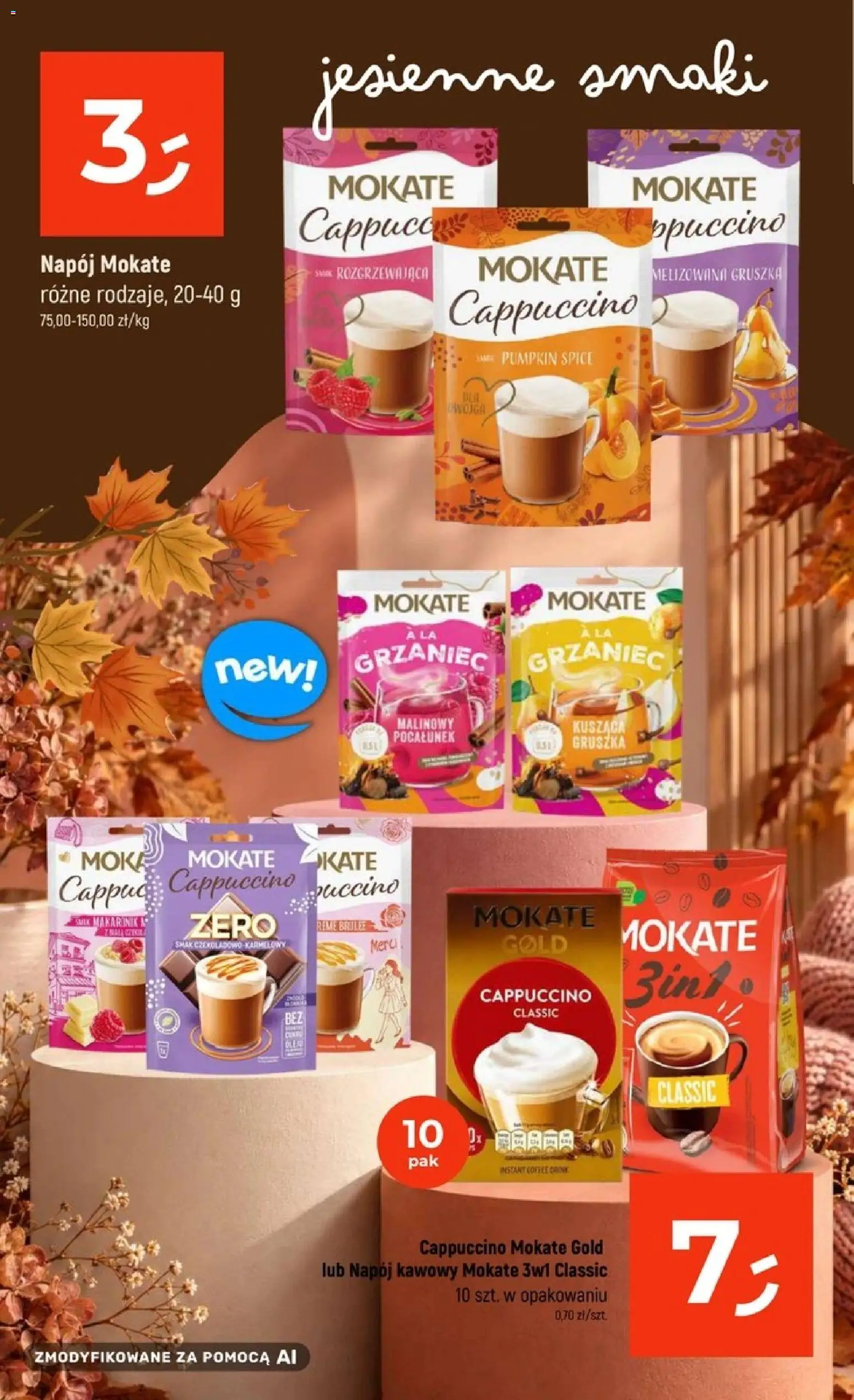 Dealz gazetka - Jesienna Rozgrzewka od 01.10.2026 | Strona: 12 | Produkty: Gruszka, Merci, Cappuccino, Napój kawowy