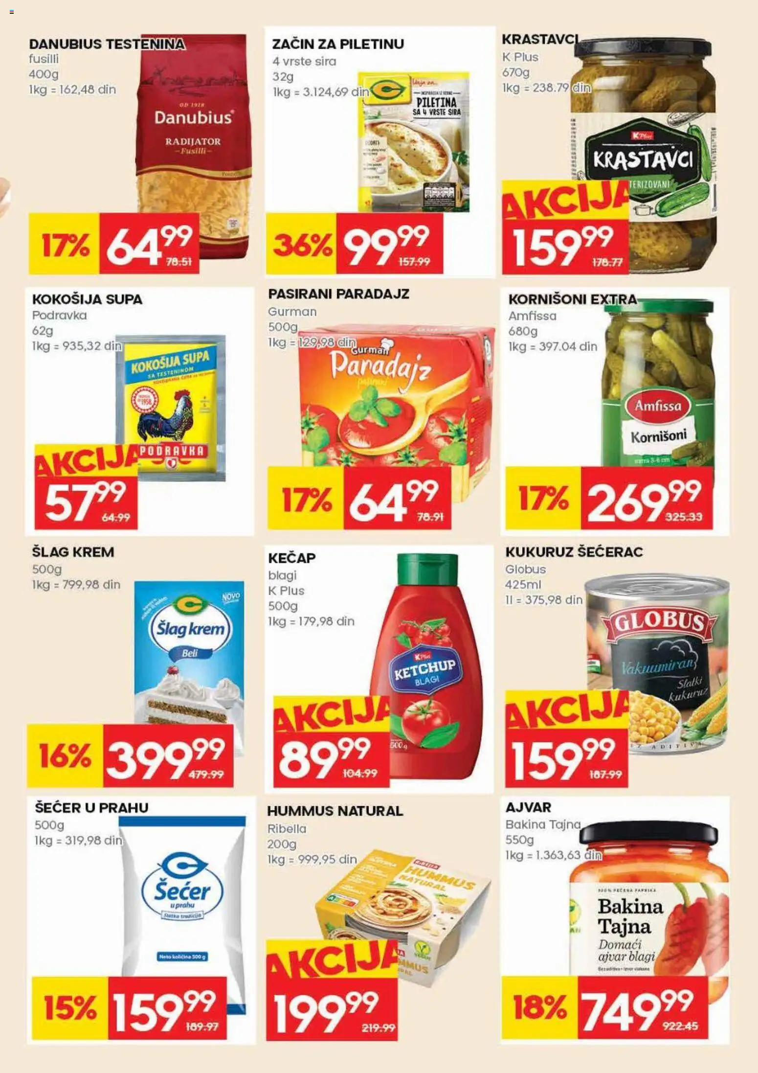 Idea katalog - važi od 16.04.2026 | Strana: 17 | Proizvode: Šećer, Radijator, Kukuruz šećerac, Paradajz