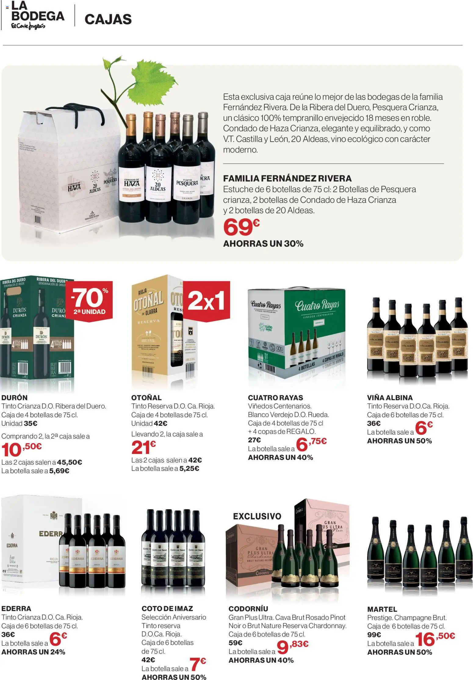 El Corte Inglés ofertas │ válido desde el 23.04.2026 | Página: 2 | Productos: Vino, Caja