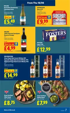 Preview of Weekly offers Lidl valid from 18.06.2026 | Page: 11 | Products: Ostyalap, Scotch whisky, Beef, Whisky