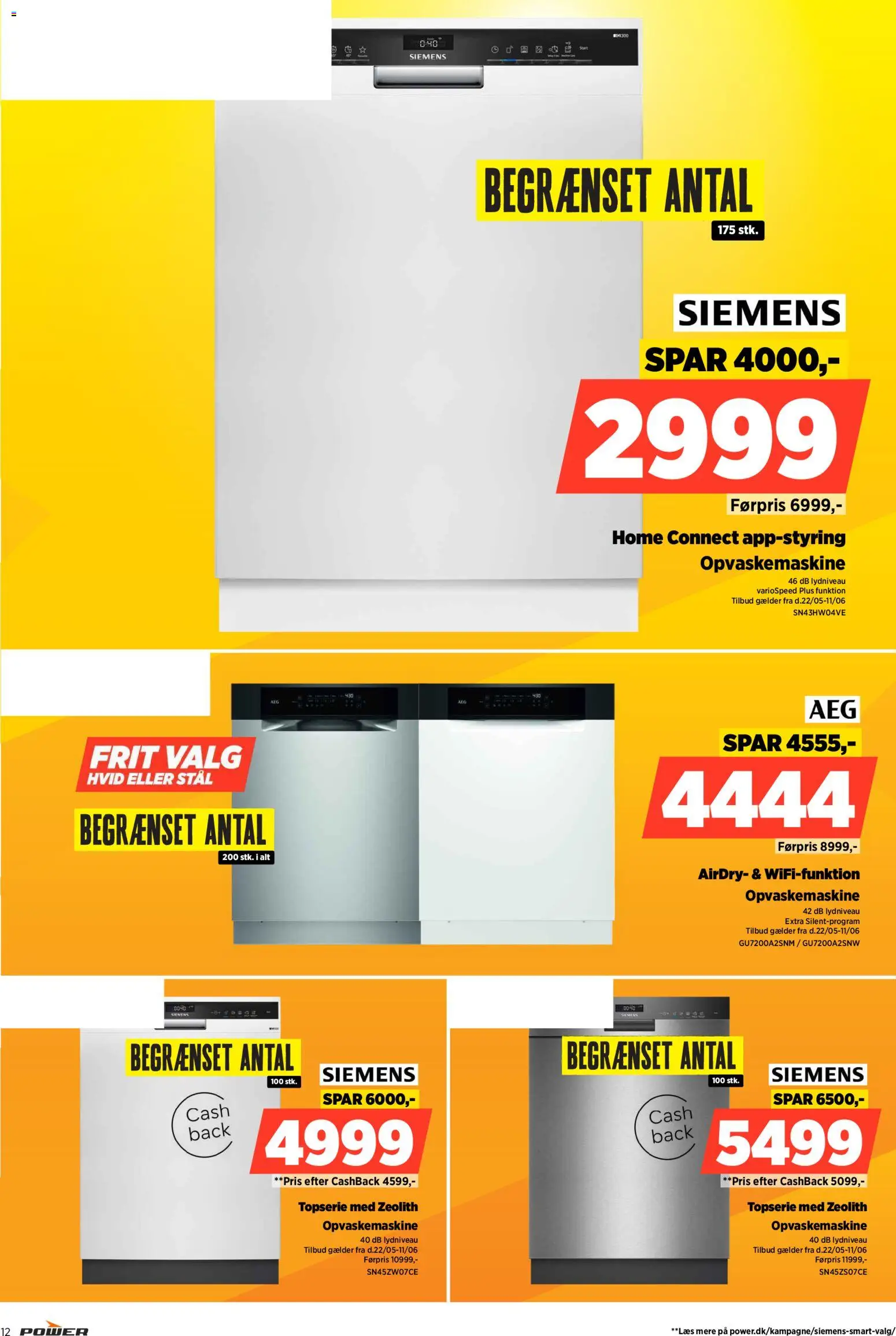 Power tilbudsavis – gyldig fra 22.05.2026 | Side: 12 | Produkter: Opvaskemaskine
