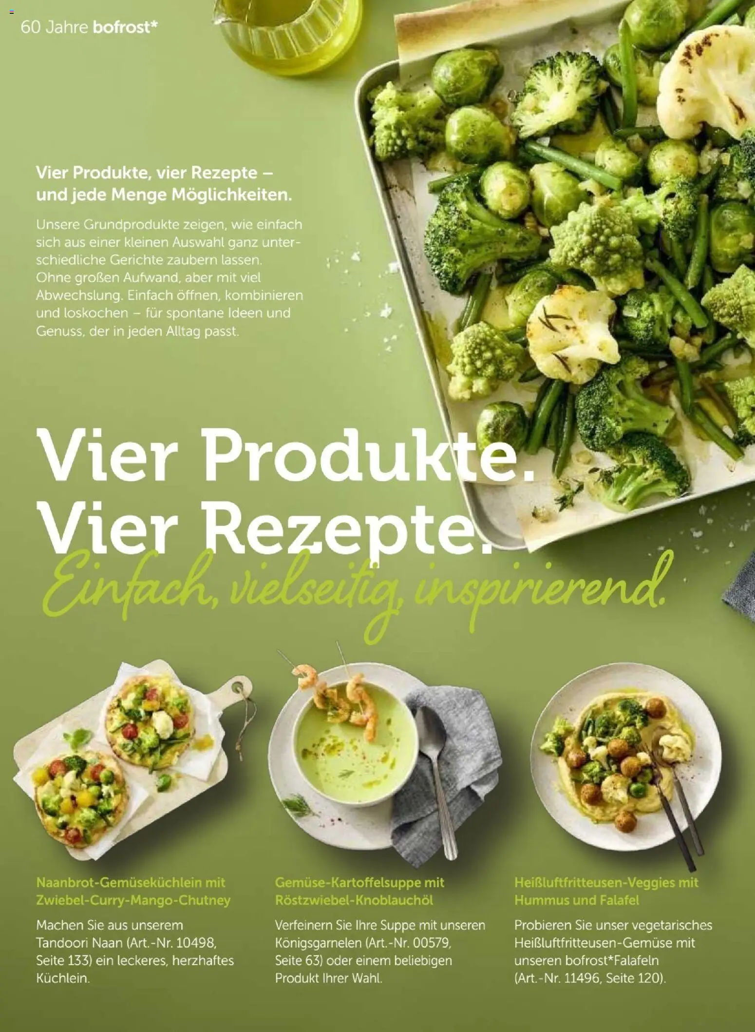 Bofrost Katalog – gültig ab 07.09.2026 | Seite: 4 | Produkte: Gerichte, Hummus