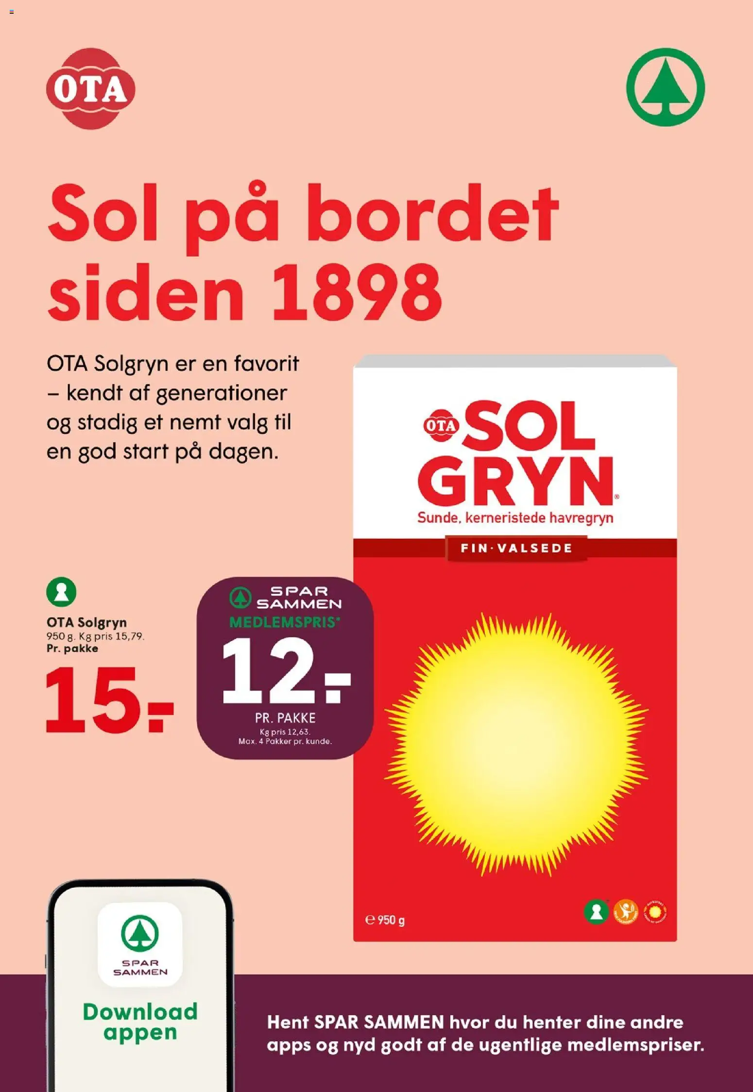 Spar tilbudsavis – gyldig fra 31/07/2026 | Side: 23 | Produkter: Havregryn
