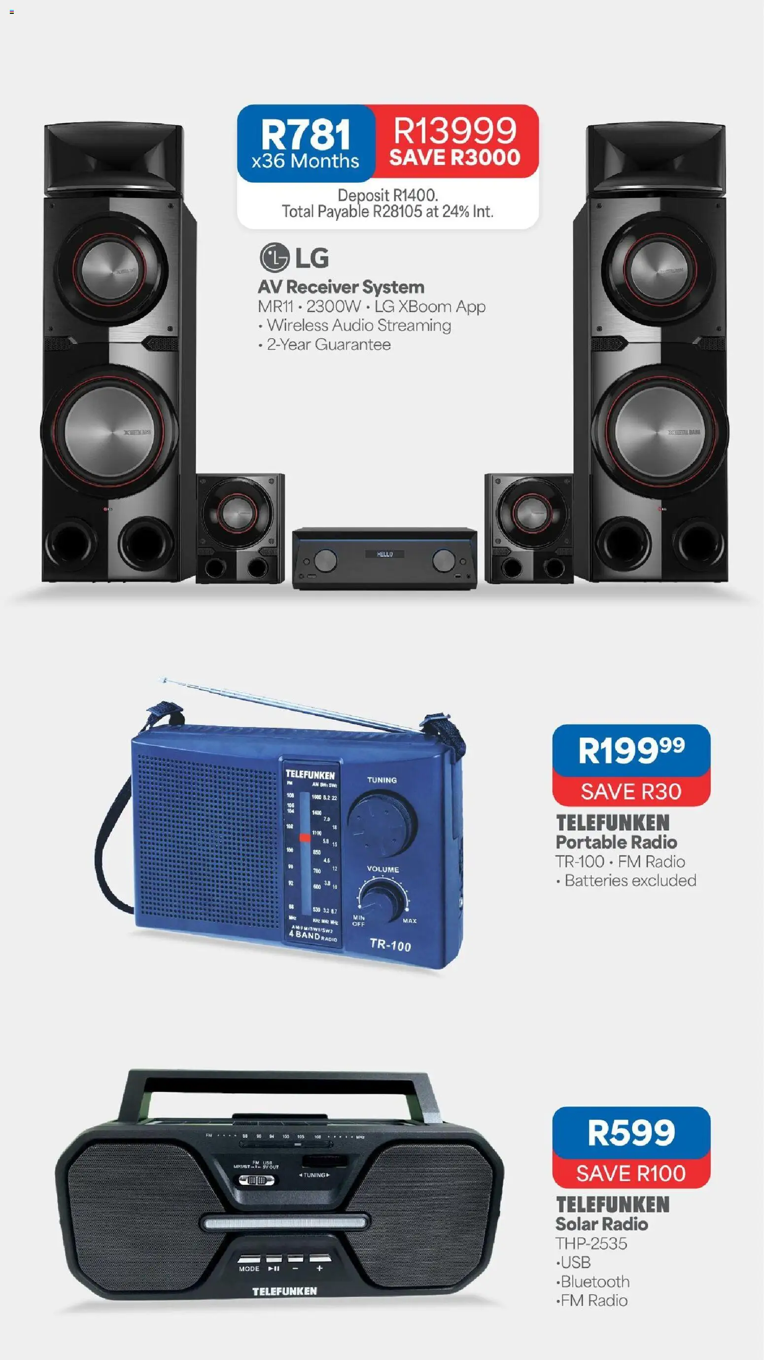 New OK Furniture catalogue – valid from 09/09/2026 | Page: 30 | Products: Audio, Radio