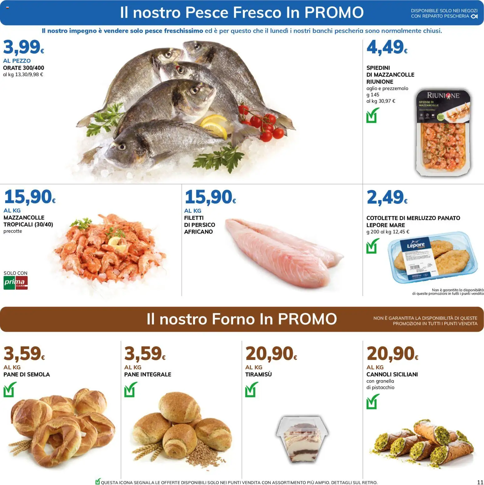Volantino Basko del 03/09/2026 | Pagina: 11 | Prodotti: Pane, Prezzemolo, Tiramisù, Spiedini