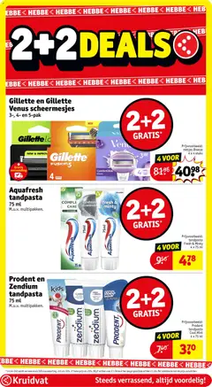 Aquafresh tandpasta, 75 ml M.u.v. multipakken. - Voorbeeld van een folder van Kruidvat, geldig van 12.05.2026 | Pagina: 16 | Producten: Tandpasta, Kan