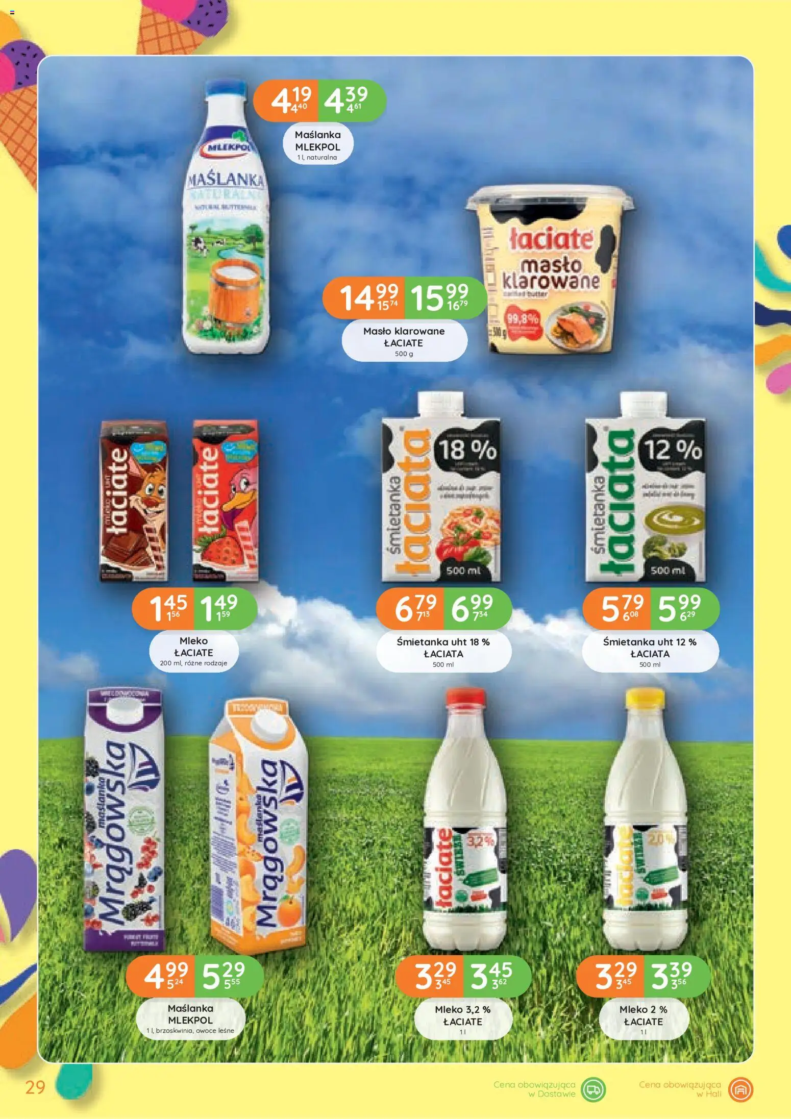 Eurocash gazetka od 25.06.2026 | Strona: 29 | Produkty: Masło klarowane, Mleko, Masło, Owoce