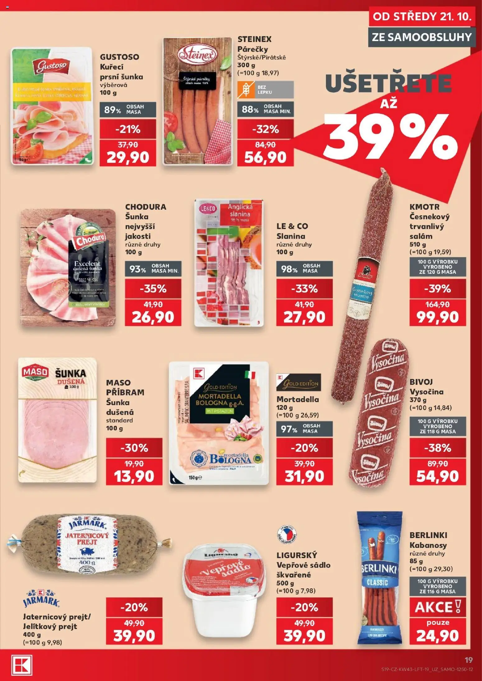 Kaufland leták - Chomutov od 21.10.2026 | Strana: 19