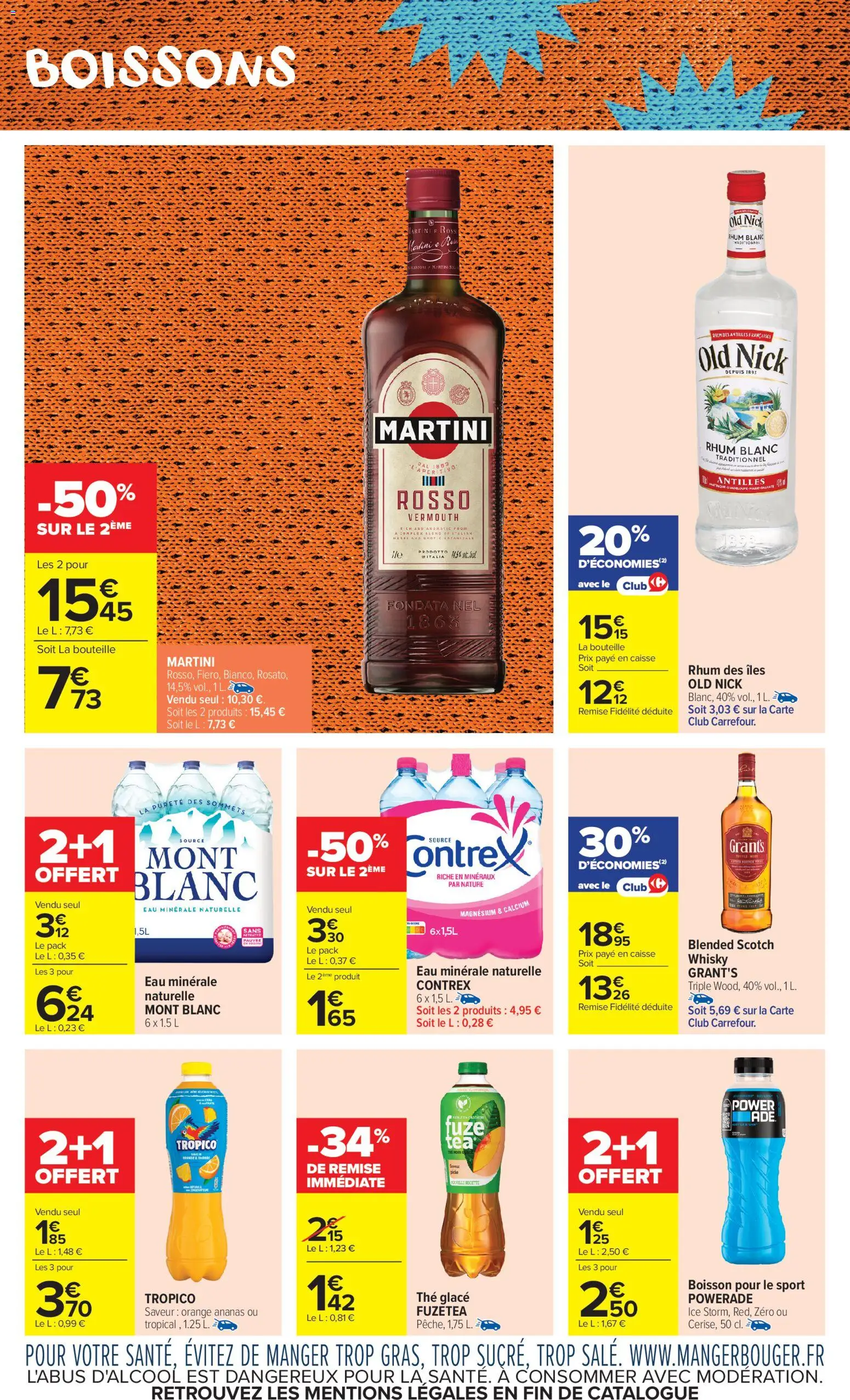 {H1} | Page: 11 | Produits: Whisky, Orange, Vermouth, Ananas