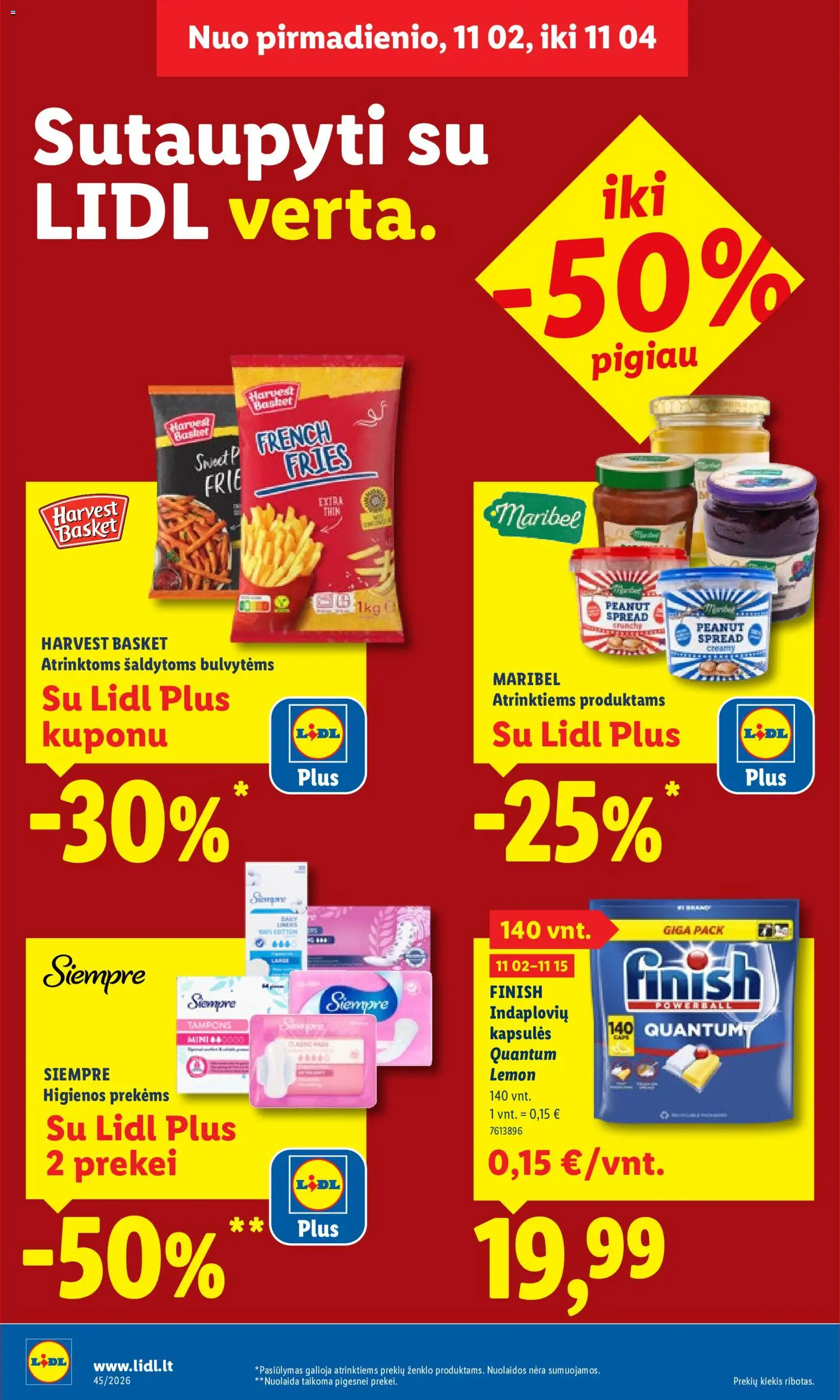 LIDL akcijos nuo 2026.11.02 | Puslapis: 2