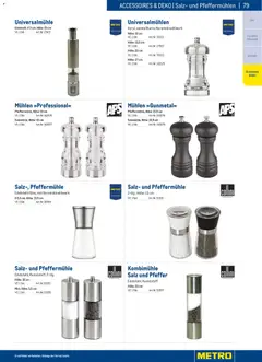 Metro angebote Gastro Non-Food Katalog ab 01.01.2026 gültig | Seite: 79 | Produkte: Salz, Pfeffer