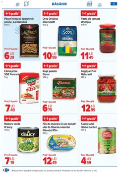 Ofertele Carrefour valabile de la 20.05.2026 | Pagină: 30 | Produse: Oțet, Pizza, Orez, Sos
