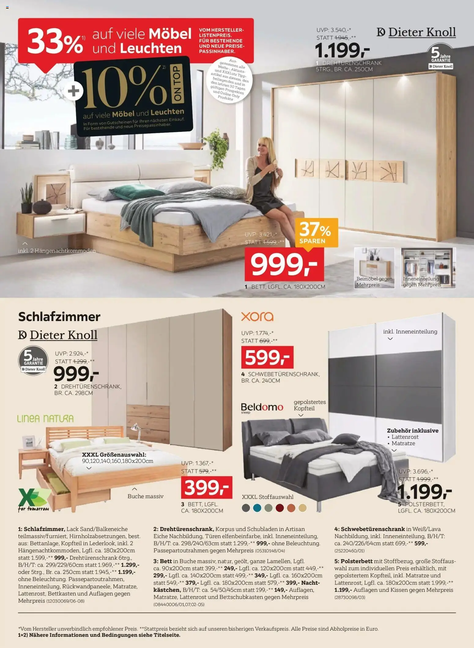 XXXLutz Hauptprospekt von 29.09.2026 - Aktuelle Angebote | Seite: 46 | Produkte: Bett, Matratze, Kissen, Lattenrost