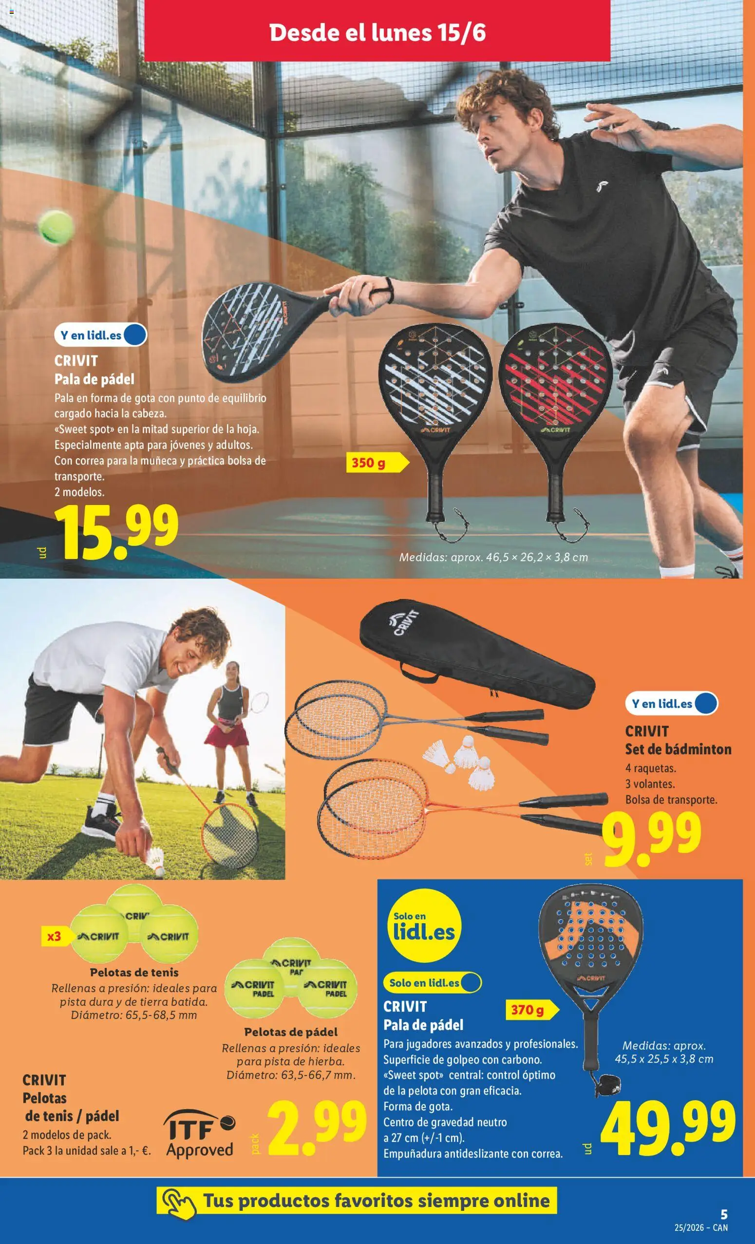 Lidl folleto de bazar Canarias │ válido desde el 15.06.2026 | Página: 15 | Productos: Muñeca, Bolsa
