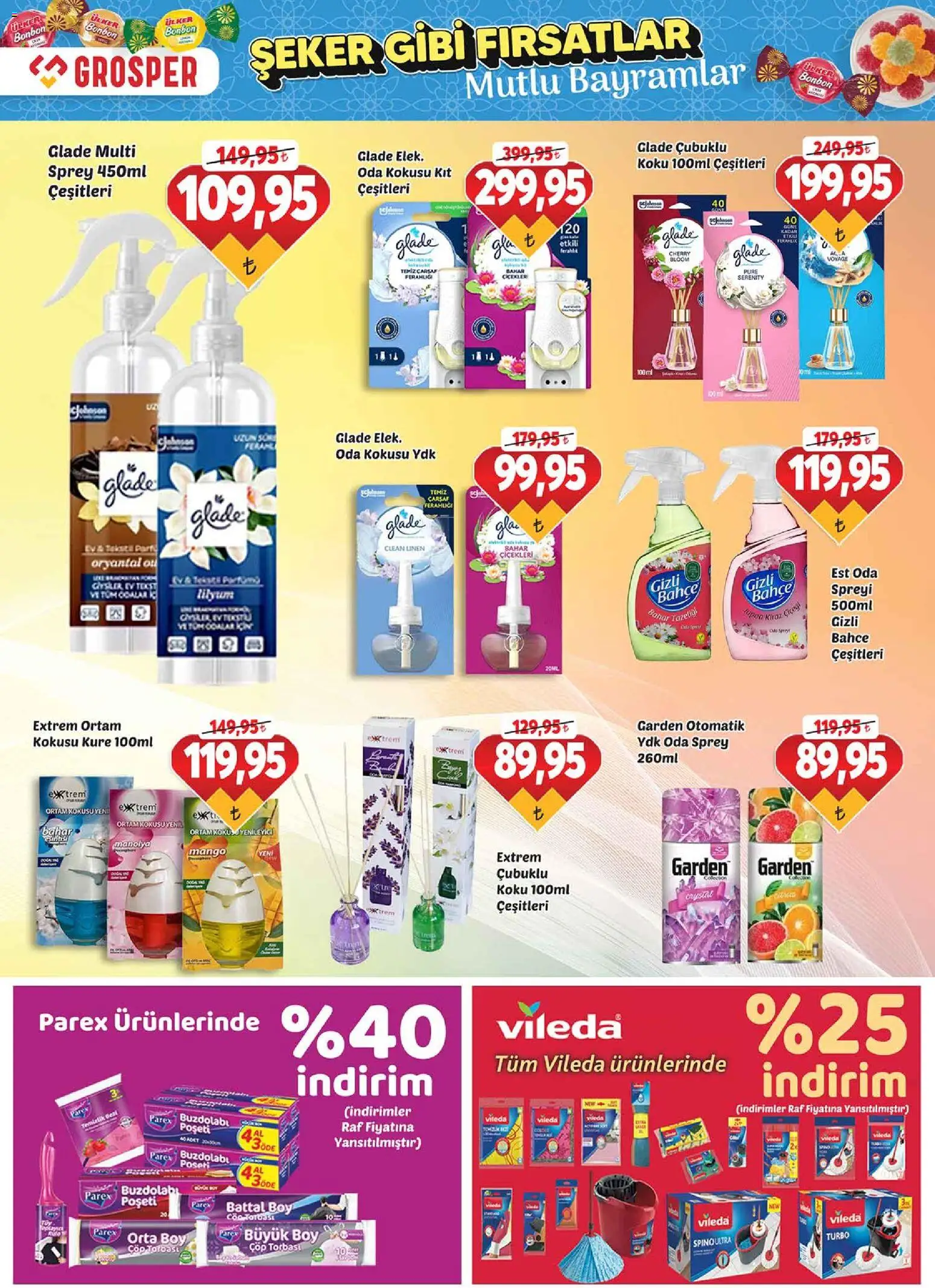 Grosper Katalog - 13.03.2026 tarihinden itibaren geçerlidir | Sayfa: 13 | Ürünler: Raf, Çöp torbası, Küre, Şeker