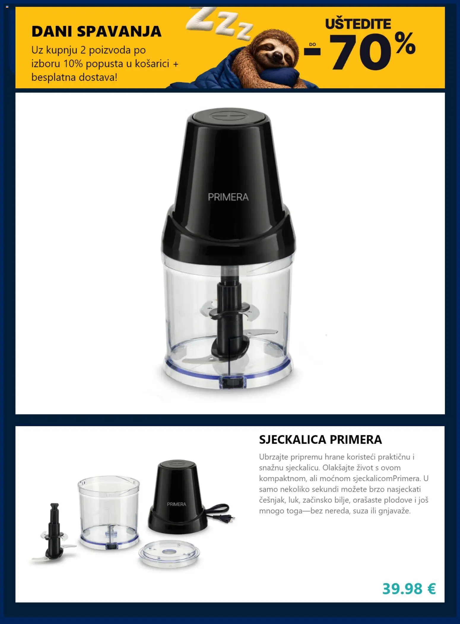 Dormeo Home katalog | vrijedi od 10.09.2026 | Stranica: 7 | Proizvodi: Sjeckalica