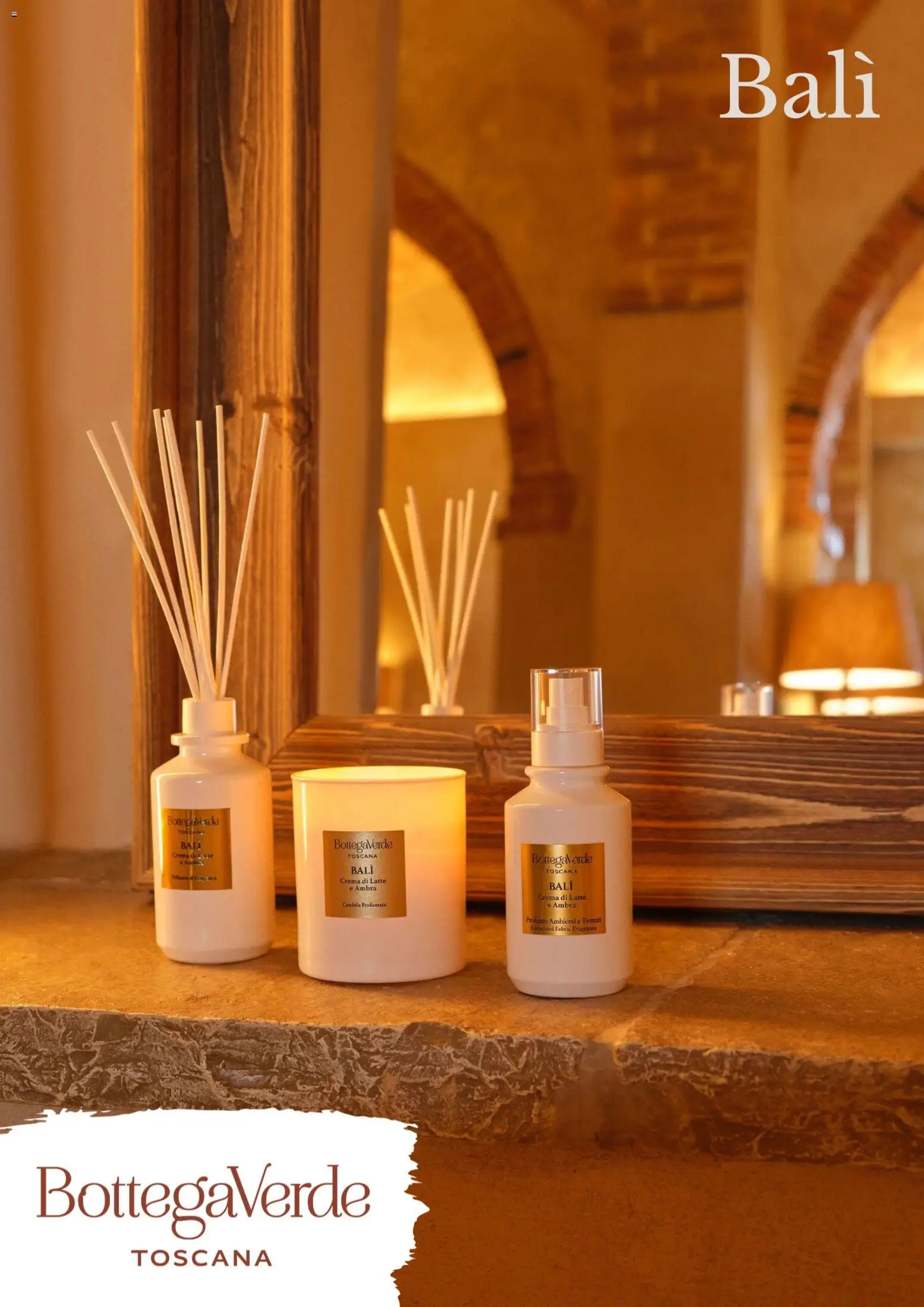 Volantino Bottega Verde del 28/09/2026 | Pagina: 1 | Prodotti: Crema, Latte, Candela, Profumo