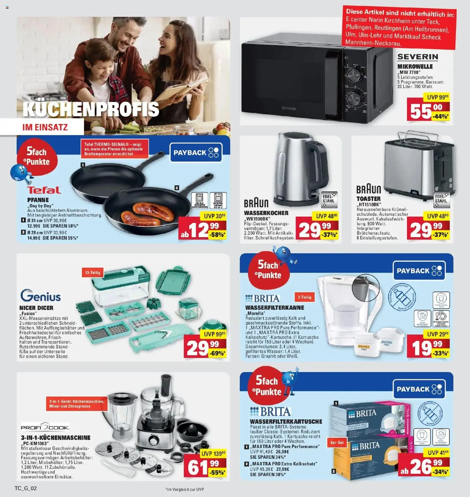 Edeka prospekt Göppingen	 – gültig ab 04.05.2026 | Seite: 36 | Produkte: Mikrowelle, Wasserkocher, Mixer, Toaster