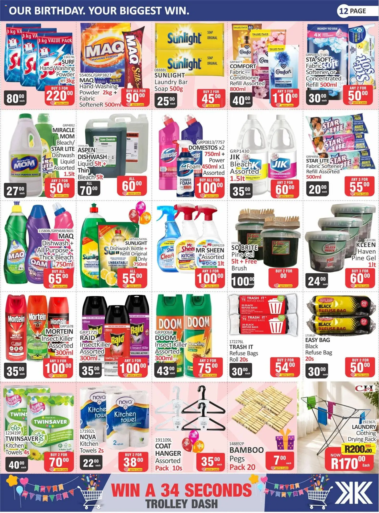 New KIT KAT Cash & Carry catalogue – valid from 24/09/2026 | Page: 12 | Products: Coat, Bleach, Fragrance, Soap