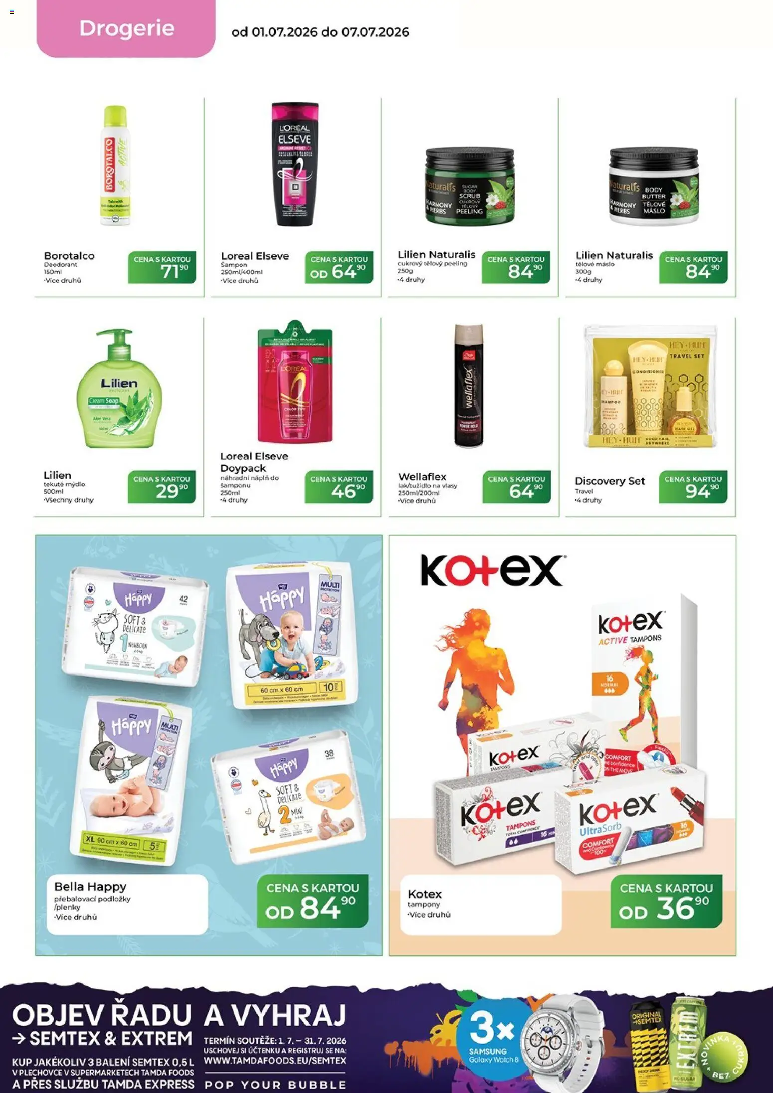 Tamda Foods leták od 01.07.2026 | Strana: 57 | Produkty: Drogerie, Body, Tampony, Peeling
