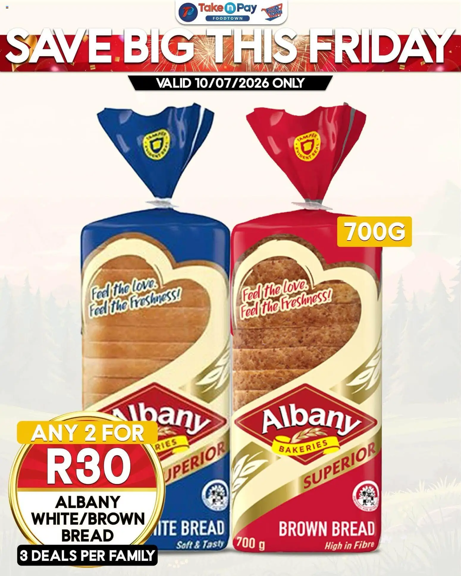 New Take n Pay catalogue – valid from 10/07/2026 | Page: 6 | Products: Bread