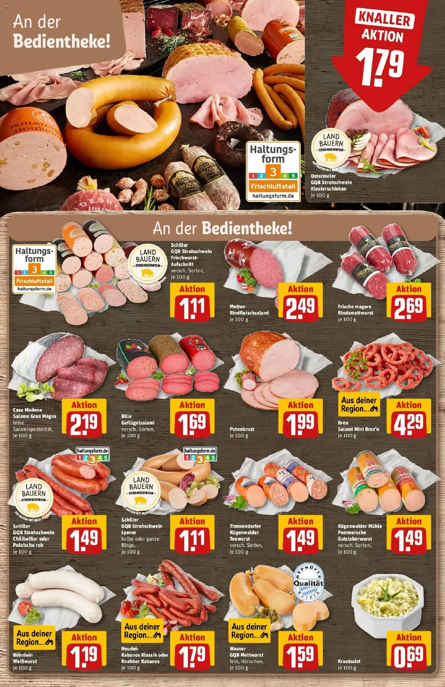 REWE Prospekt ab 21.09.2026 zum Blättern » Angebote | Seite: 16 | Produkte: Putenbrust, Mühle, Weißwurst, Salami