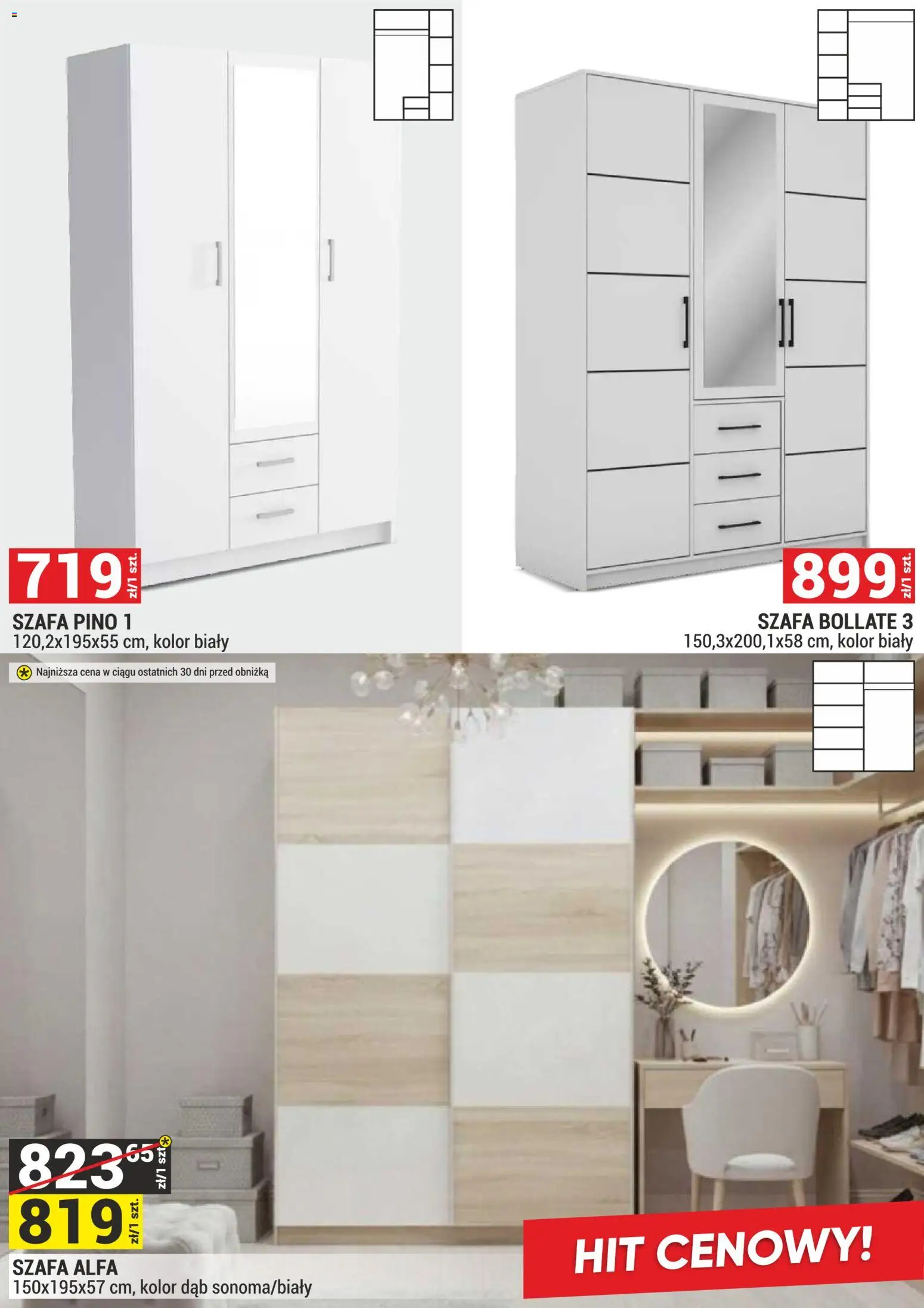 Merkury Market gazetka - Meble, Wypoczynki, Materace od 01.07.2026 | Strona: 27 | Produkty: Szafa