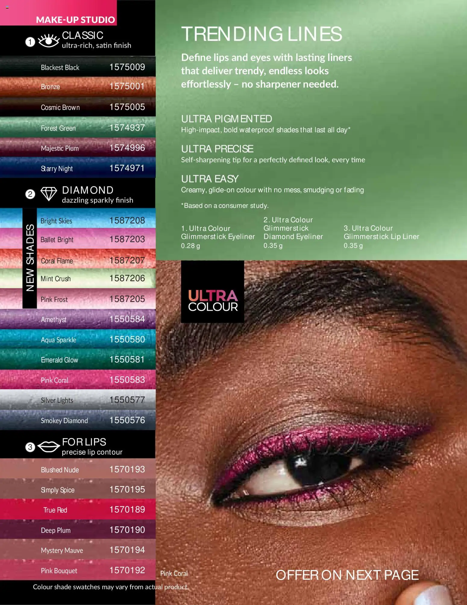 New Avon catalogue – valid from 01/10/2026 | Page: 48 | Products: Lip liner, Eyeliner