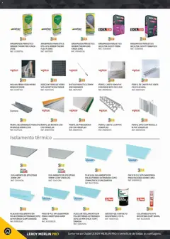 Pré-visualização Leroy Merlin Catálogo Pro válido de 09.06.2026 | Página: 26 | Produtos: Isolamento, Argamassa