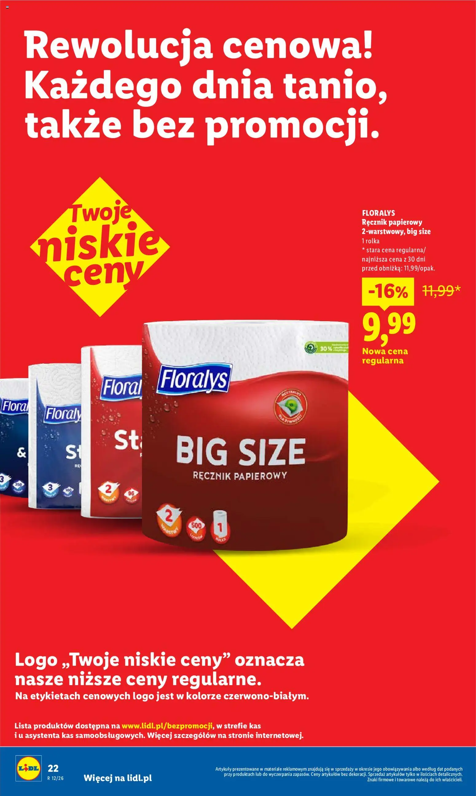 Lidl Polsko leták - Oszczędzaj każdego dnia od 09.05.2026 | Strana: 22 | Produkty: Flora