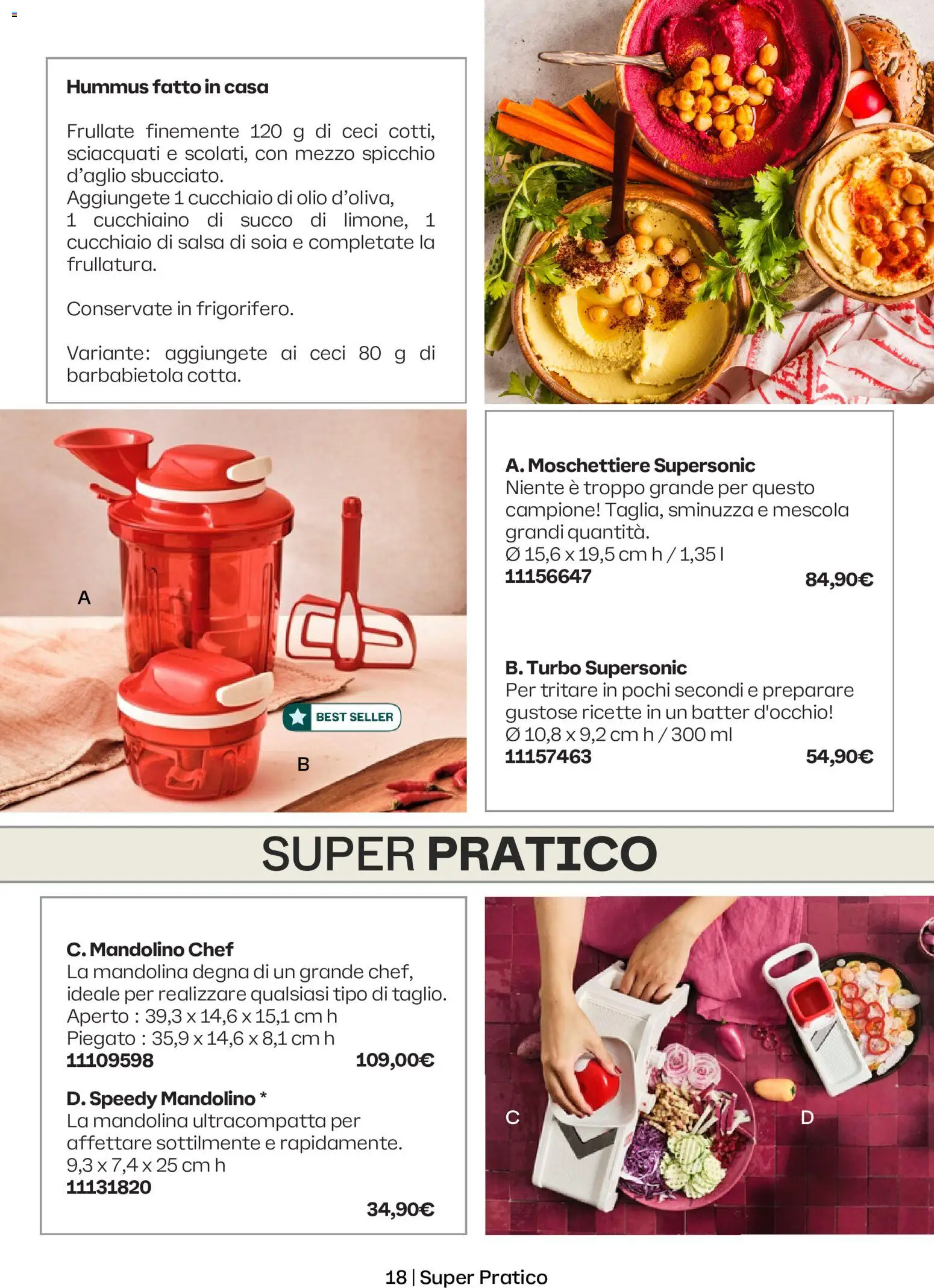Volantino Tupperware del 01/10/2026 | Pagina: 18 | Prodotti: Succo, Salsa, Olio, Barbabietola