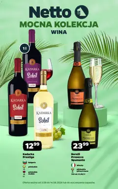 Pogląd oferty "Netto gazetka - Wina" - ważna od 03.08.2026