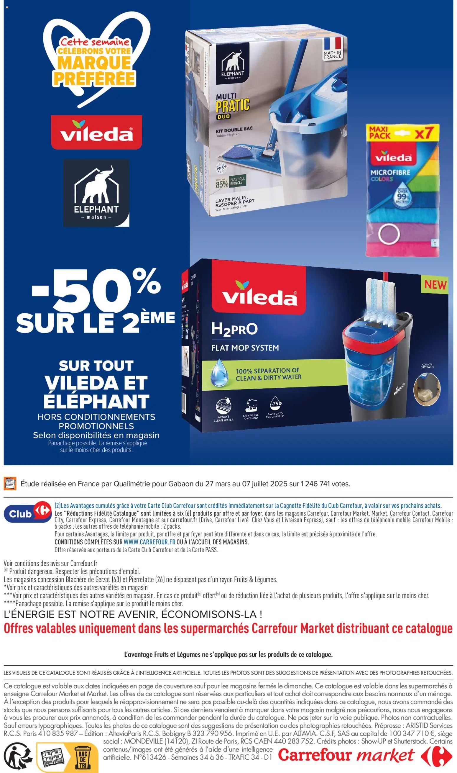 {H1} | Page: 2 | Produits: Fruits, Couverture, Vileda, Livre