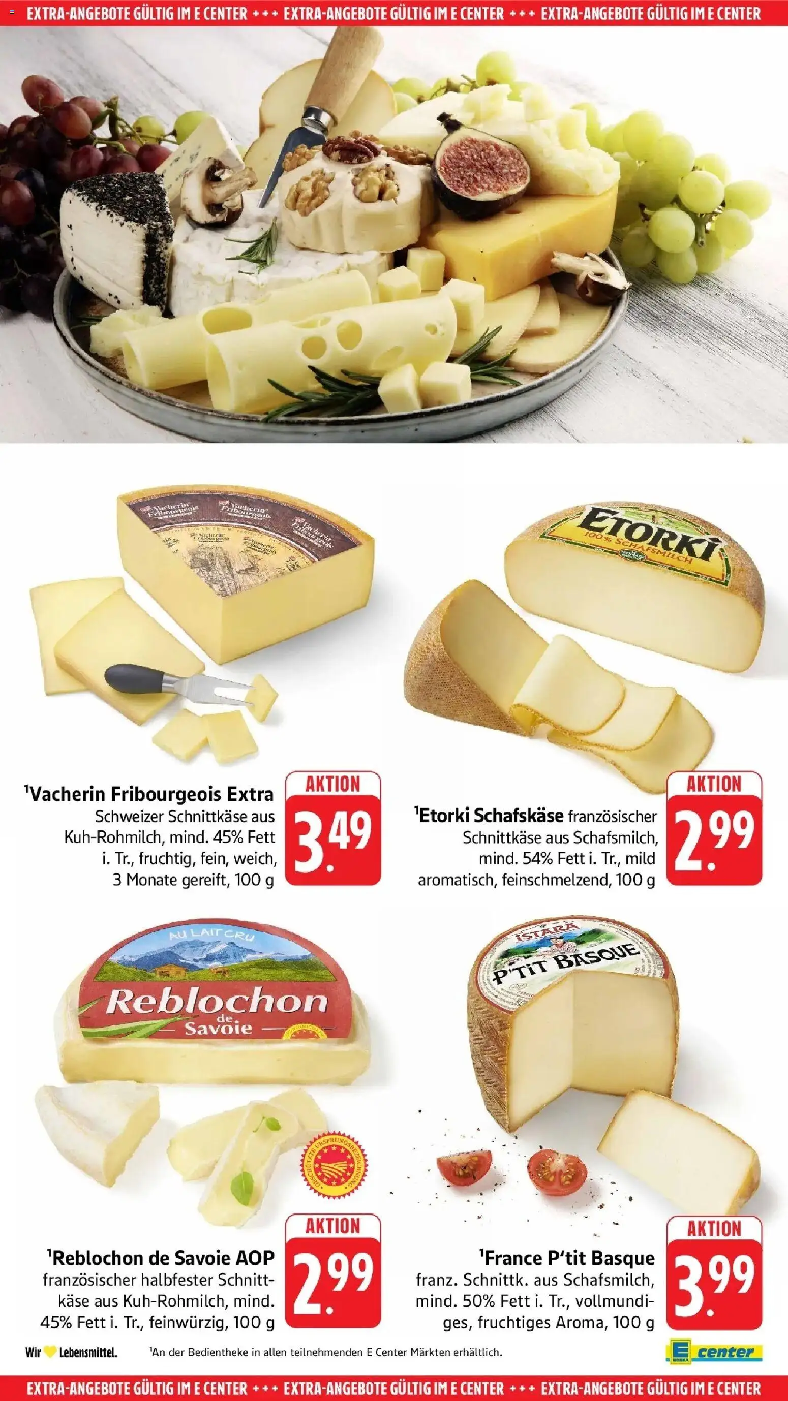 E center Prospekt Laupheim – gültig ab 17.05.2026 | Seite: 50 | Produkte: Käse, Schafskase