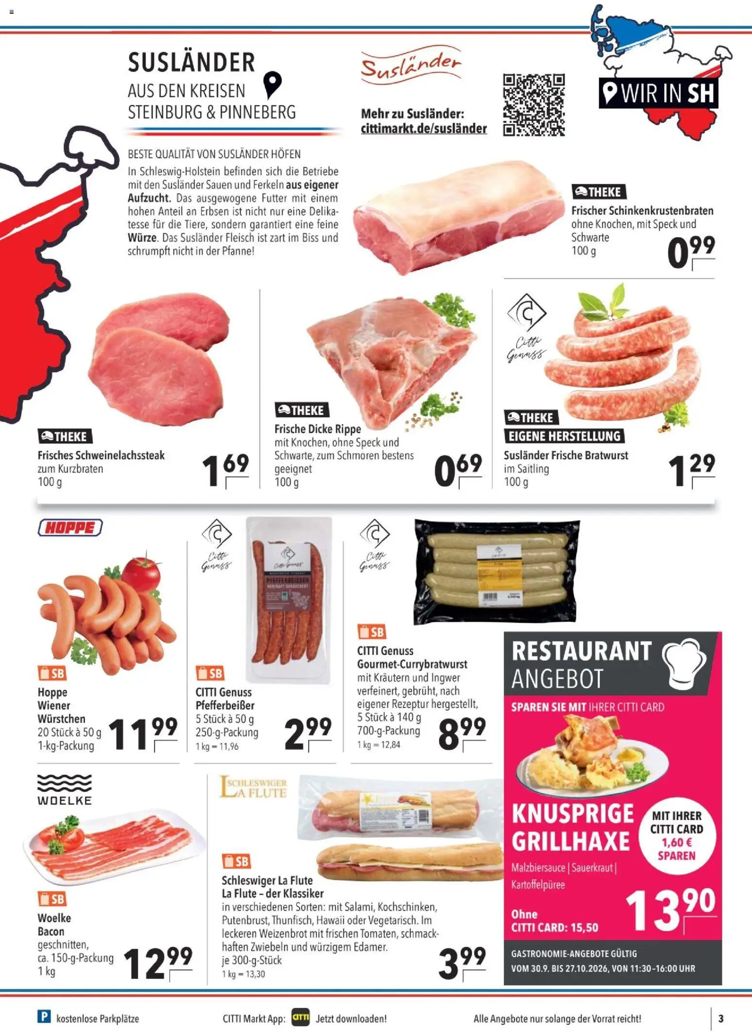 CITTI tilbudsavis – gyldig fra 30/09/2026 | Side: 3 | Produkter: Bacon