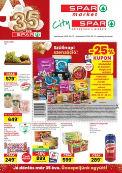 Spar Market akciós újság - amely érvényes a következő dátumtól: 2026.09.17.