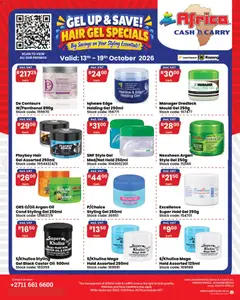 Africa Cash & Carry specials catalogue – valid from 13/10/2026