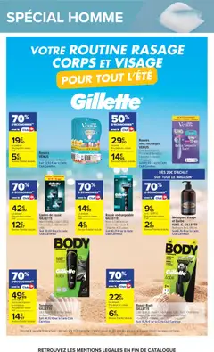 Carrefour - Prévisualisation de Carrefour Toutes en beauté valide à partir de 23/06/2026 | Page: 55 | Produits: Body, Rasoir, Tondeuse, Gillette Labs