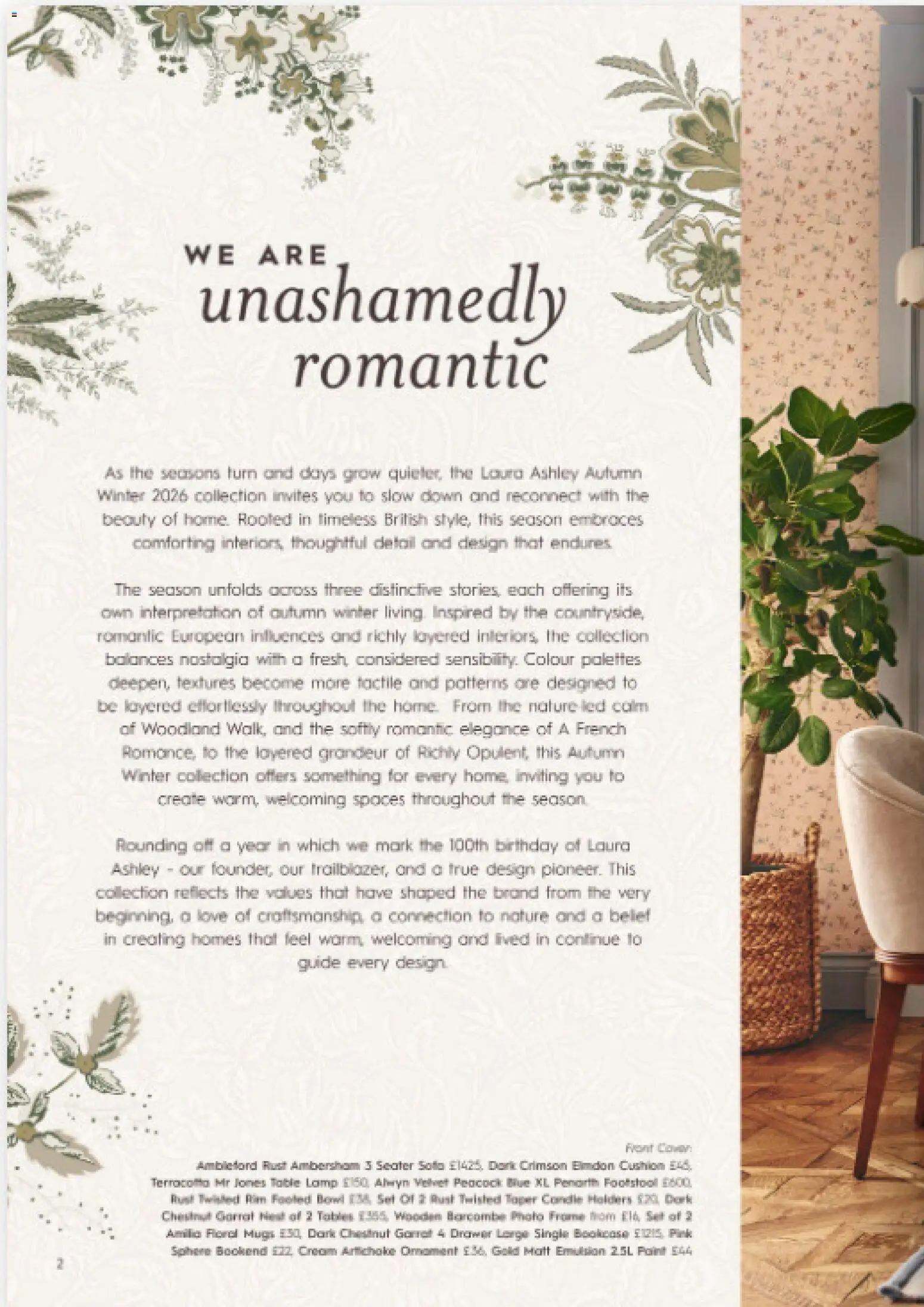 {H1} | Page: 2 | Products: Table, Photo frame, Table lamp, Bowl