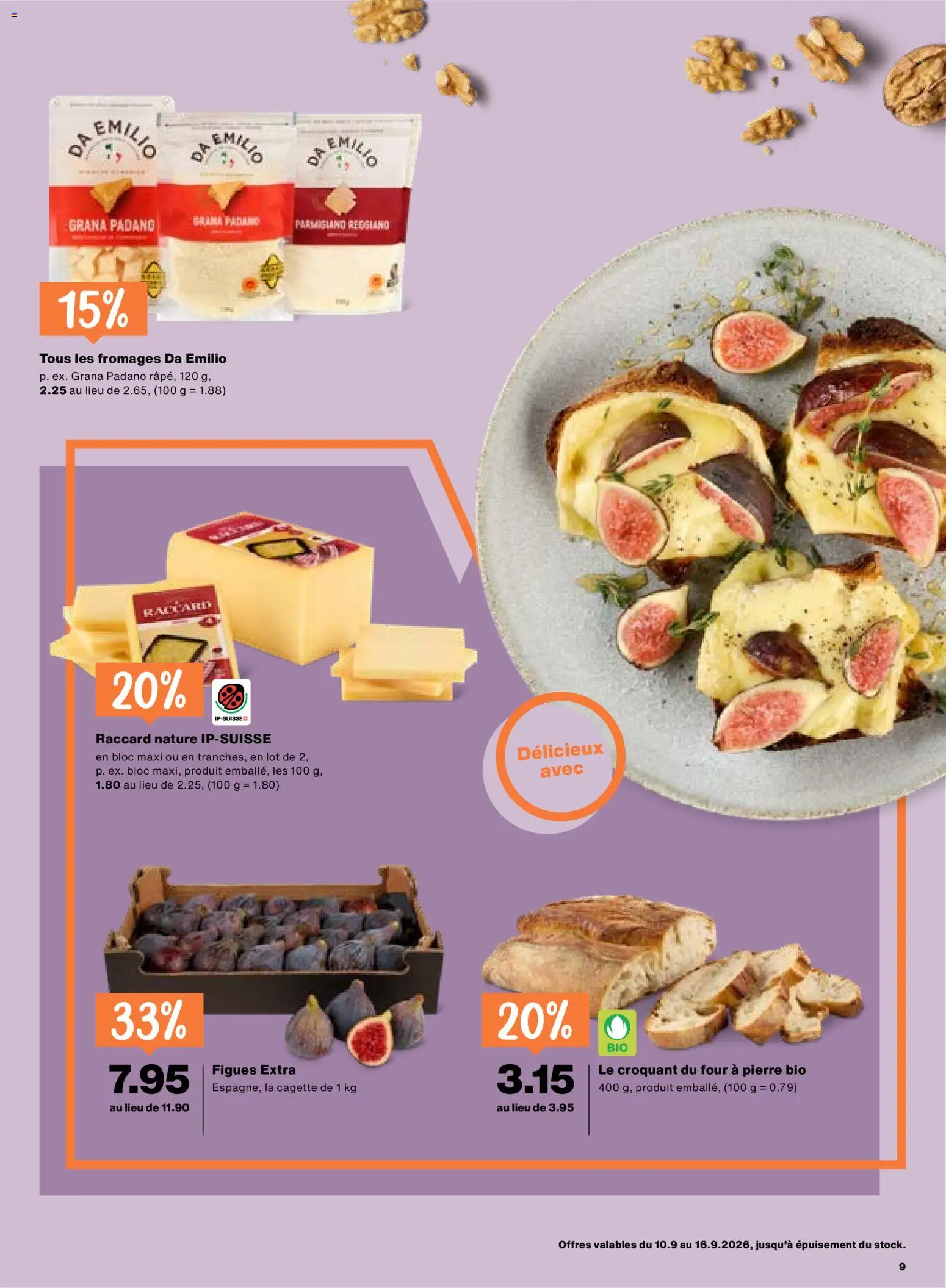Migros aktionen FR – gültig ab 10.09.2026 | Seite: 9 | Produkte: Grana Padano