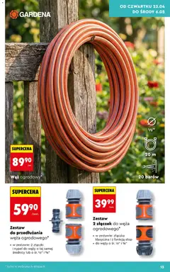 Pogląd oferty "Wąż ogrodowy*, Wąż ogrodowy" - ważna od 20.04.2026 | Strona: 13