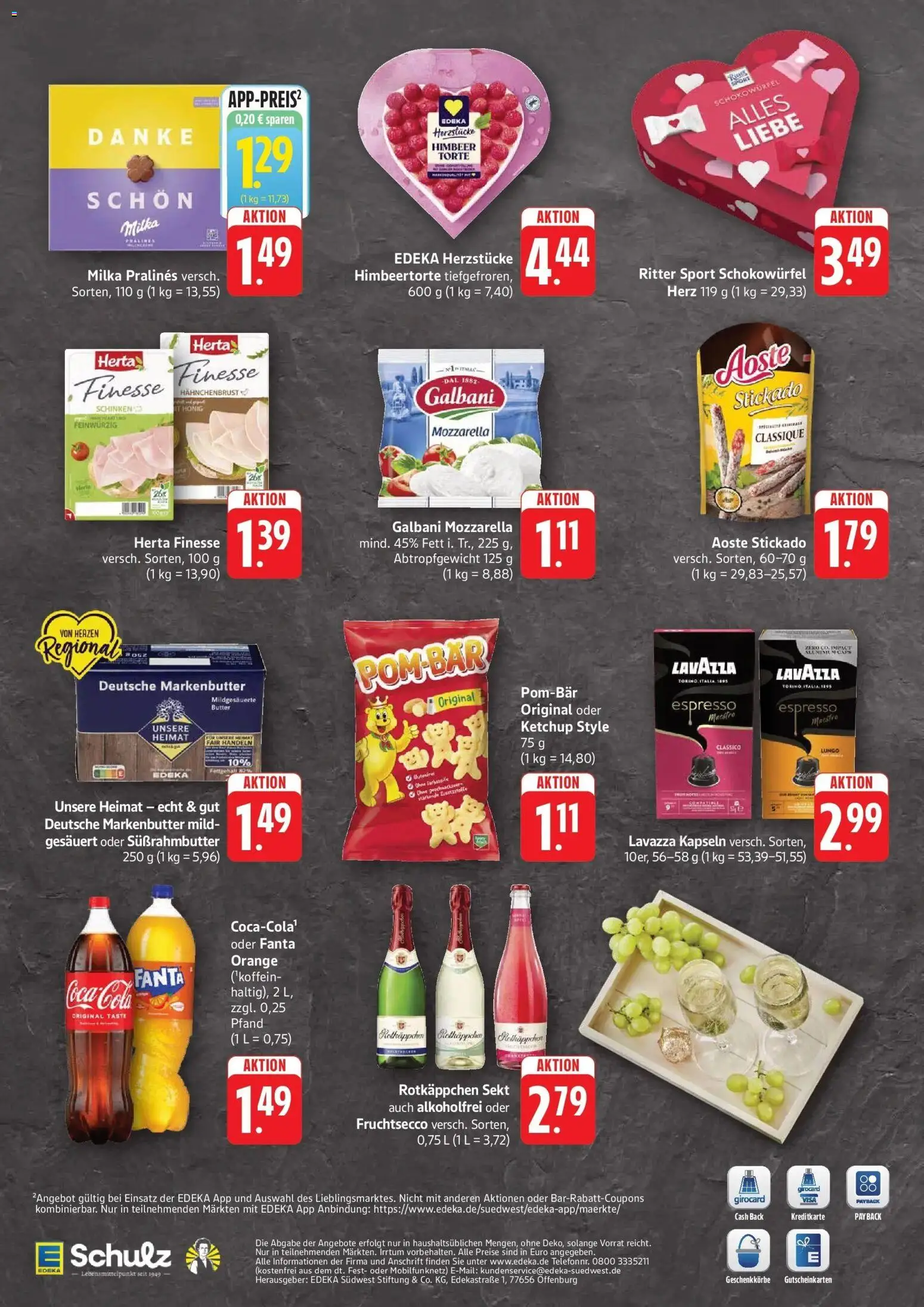 Edeka prospekt Waldshut-Tiengen	 – gültig ab 04.05.2026 | Seite: 2 | Produkte: Milka, POM-BÄR, Salami, Herta finesse