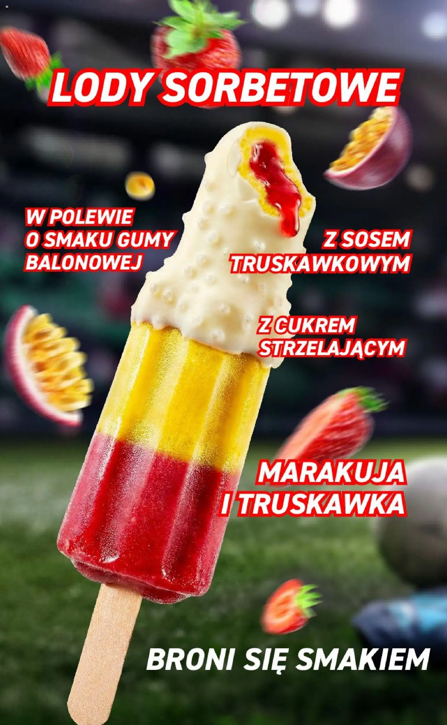 Twój Market gazetka - Letni Strzał od 20.08.2026 | Strona: 2 | Produkty: Gumy, Marakuja, Lody