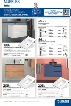Vista previa BigMat Baños y cerámica 2026 válido desde el 21.05.2026 | Página: 6 | Productos: Muebles, Video, Lavabo