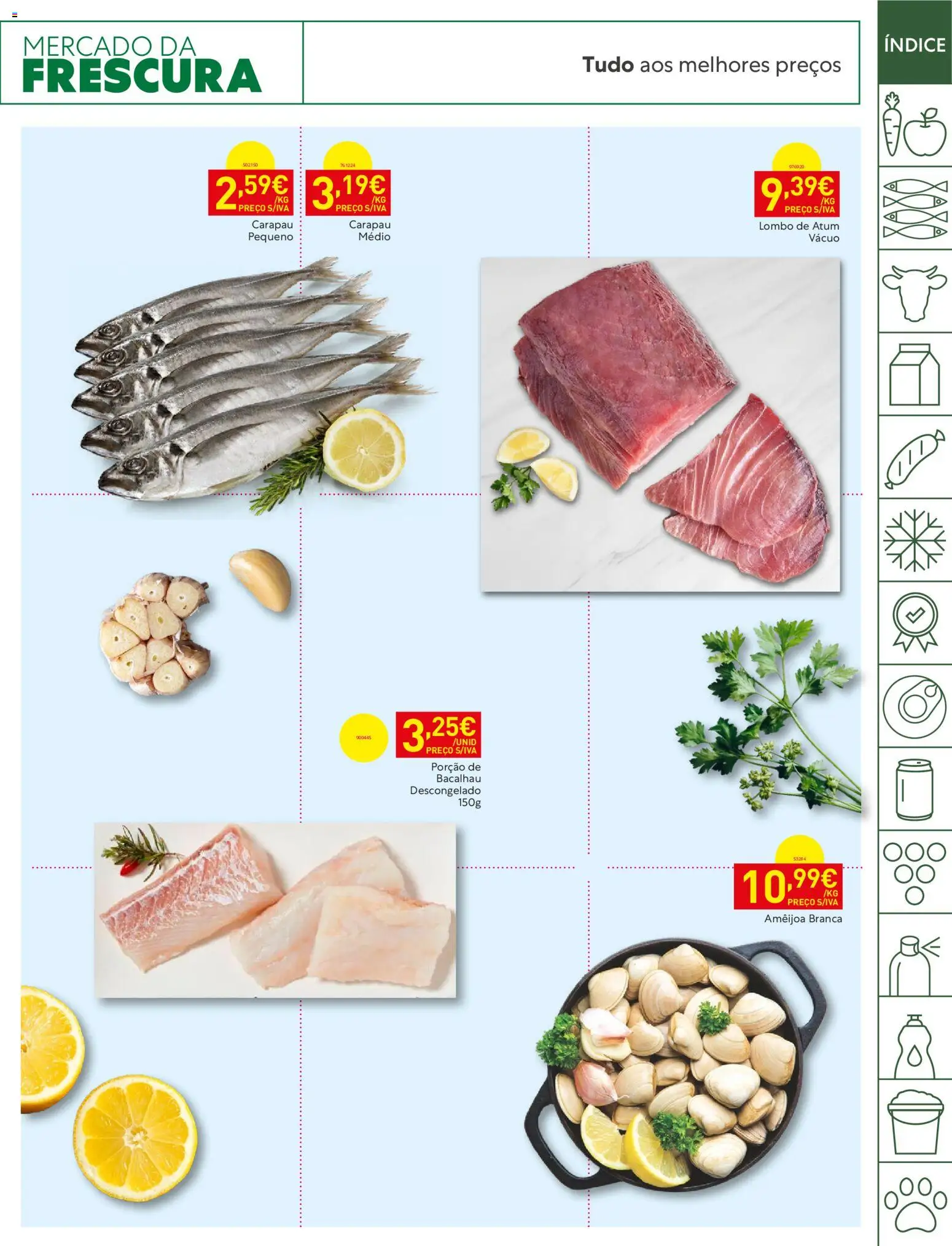 Recheio folheto │ válido de 26.05.2026 | Página: 3 | Produtos: Atum, Bacalhau, Lombo