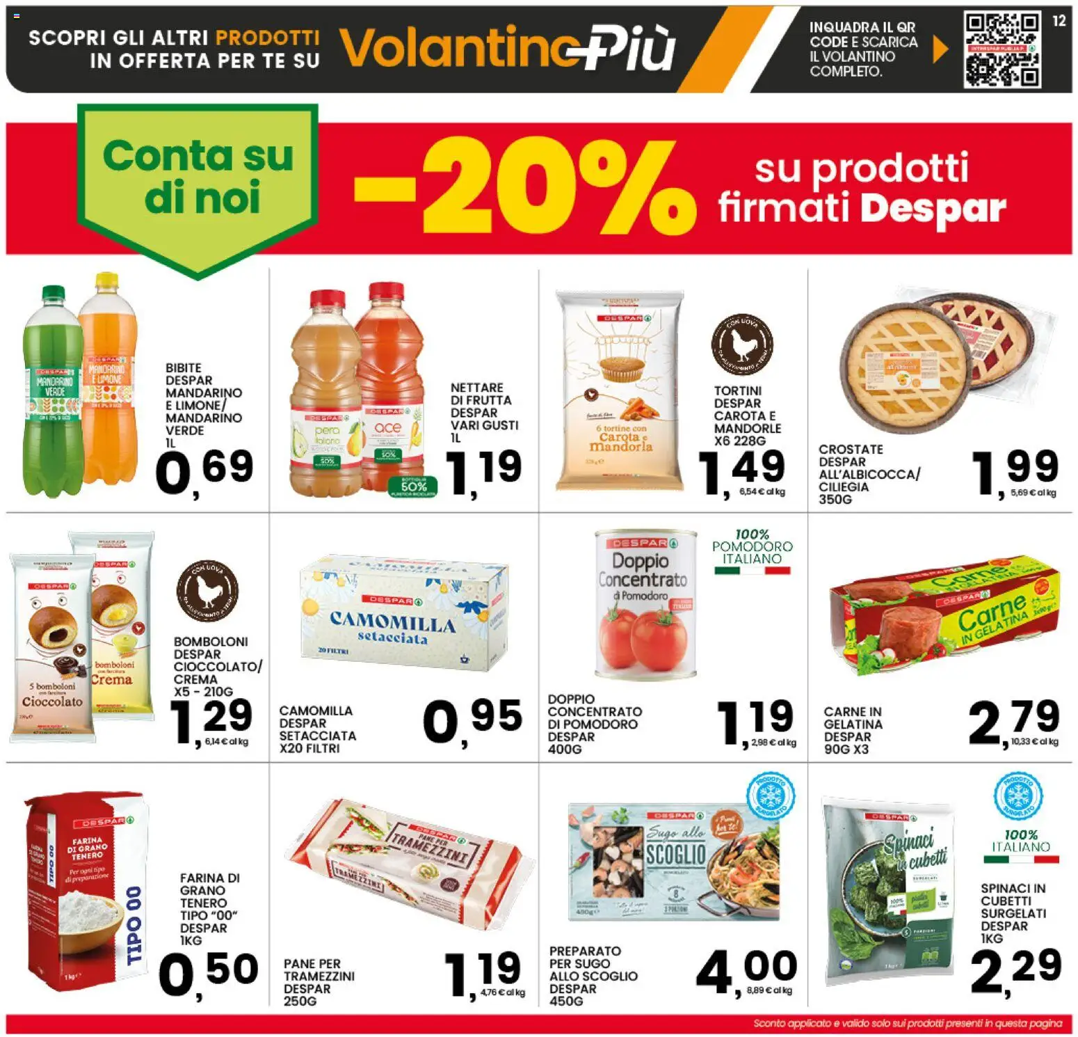 Volantino Interspar del 27.05.2026 | Pagina: 12 | Prodotti: Pane, Limone, Mandorle, Sugo