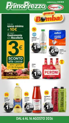 Anteprima del volantino Primo Prezzo volantino valido a partire dal 06/08/2026