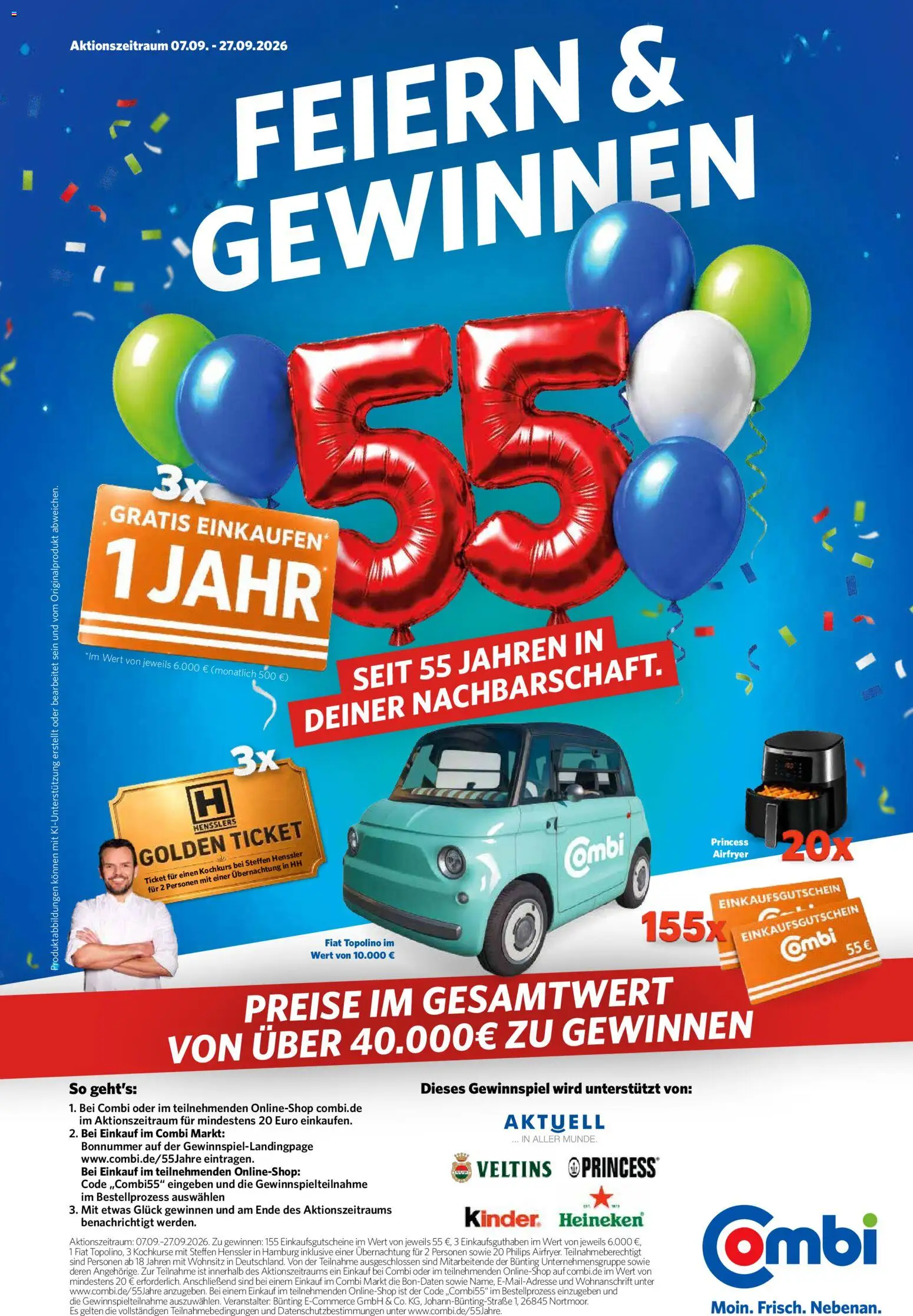 Combi myTime September 2026 – gültig ab 01.09.2026 | Seite: 13 | Produkte: Philips, Veltins